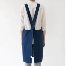 Load image into Gallery viewer, Linen Crossback Apron
