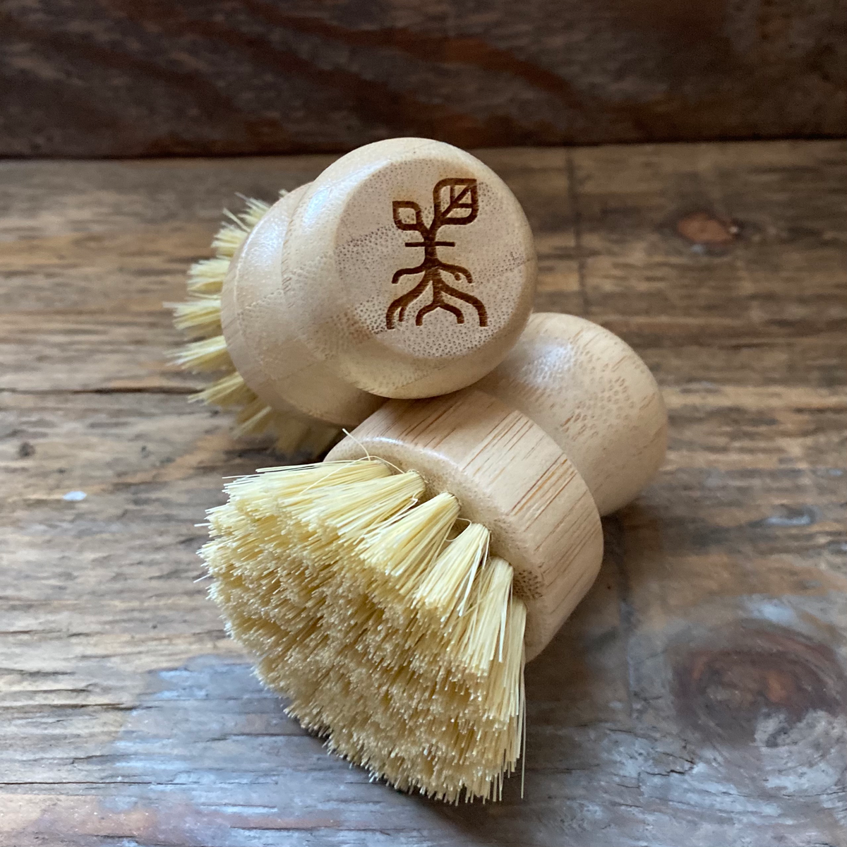 Bamboo and Sisal Dish Brush