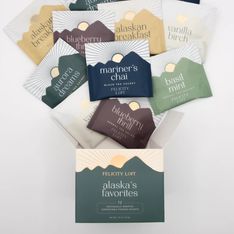 Alaska's Favorites Tea Sampler Box