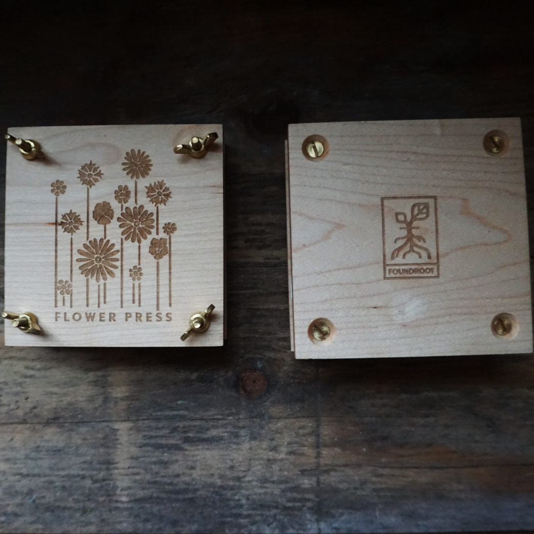 Hardwood Flower Press – Foundroot