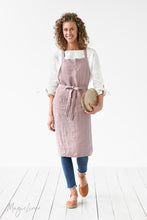 Load image into Gallery viewer, Linen Chef&#39;s Apron
